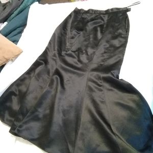 DVC exclusive satin black skirt